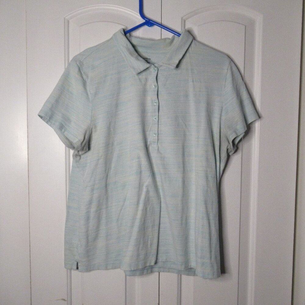 Croft & Barrow blue "The Classic Polo"